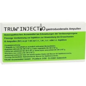 Truw Injectio gastroduodenalis Ampullen, 10X1 ML – PZN 3162884 из Германии