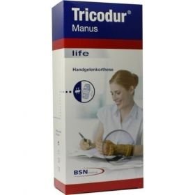 Tricodur Manus schwarz links Gr. S/M, 1 ST – PZN 3802355 из Германии