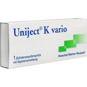 UNIJECT K vario Zylinderampullenspritze, 1 ST – PZN 4404355 из Германии