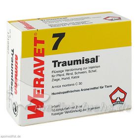 TRAUMISAL 7 Ampullen vet., 10X2 ML – PZN 4902426 из Германии