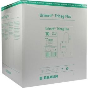 Urimed Tribag Plus Urin-Beinbtl.800ml steril 40cm, 10 ST – PZN 5015992 из Германии