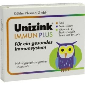 Unizink Immun Plus, 1X10 ST – PZN 5489187 из Германии