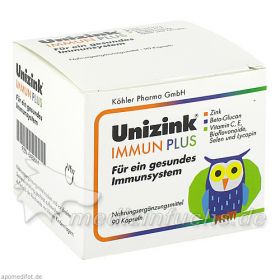 Unizink Immun Plus, 1X90 ST – PZN 5489514 из Германии