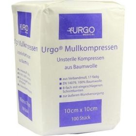 URGO MULLKOMPR 10X10CM, 100 ST – PZN 6187927 из Германии