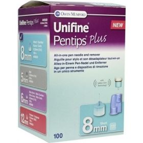 Unifine Pentips Plus 8mm 31G, 100 ST – PZN 6562756 из Германии