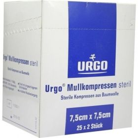 URGO MULLKOMPR 7.5X7.5CM STERIL, 25X2 ST – PZN 7237857 из Германии