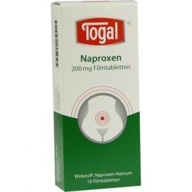 TOGAL Naproxen 200mg Filmtabletten, 10 ST – PZN 7386706 из Германии