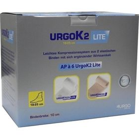 UrgoK2 Lite Kompr.Syst.10cm Knoechelumf.18-25cm, 6 ST – PZN 8464147 из Германии