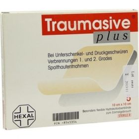 Traumasive plus steriler Hydrokolloidverb. 10x10cm, 5 ST – PZN 8545354 из Германии
