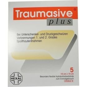 Traumasive plus steriler Hydrokolloidverb. 15x15cm, 5 ST – PZN 8545360 из Германии