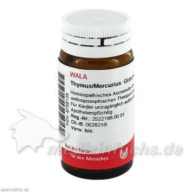 THYMUS/MERCURIUS, 20 G – PZN 8788128 из Германии