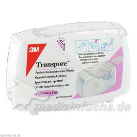 Transpore 1.25cmX5m Pflaster auf Abroller, 1 ST – PZN 910104 из Германии
