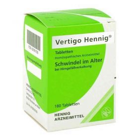 Vertigo Hennig Tabletten (180 stk) – PZN 2161730 из Германии