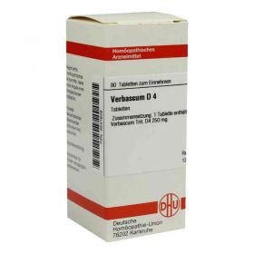 Verbascum D 4 Tabletten (80 stk) – PZN 4241628 из Германии