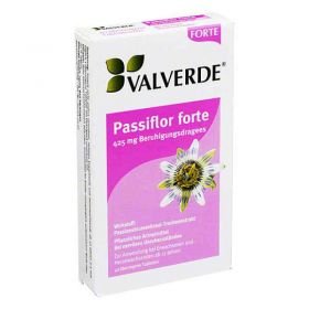 VALVERDE Passiflor forte 425mg Beruhigungsdragees (40 stk) – PZN 4837410 из Германии