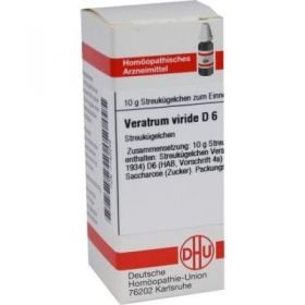 Veratrum Viride D 6 Globuli (10 g) – PZN 7183239 из Германии