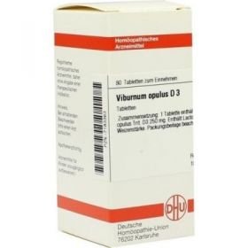 Viburnum Opulus D 3 Tabletten (80 stk) – PZN 7183363 из Германии