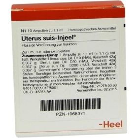 UTERUS SUIS INJ ORG, 10 ST – PZN 1068371 из Германии