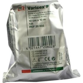 VARICEX F Zinkleimbinde 10 cmx10 m, 1 ST – PZN 1074058 из Германии