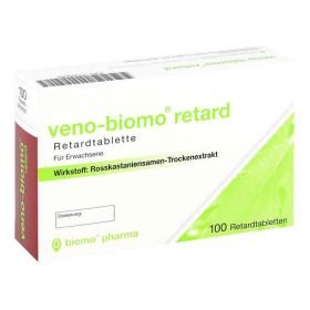 Veno-biomo retard Retardtabletten (100 stk) – PZN 12399906 из Германии