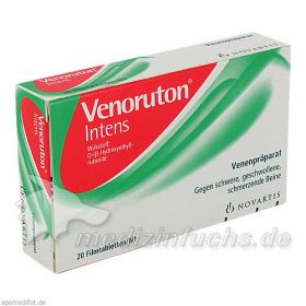 VENORUTON intens Filmtabletten, 20 ST – PZN 143544 из Германии