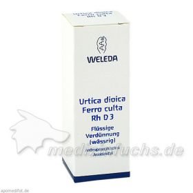 URTICA DIO FE CUL RH D 3, 20 ML – PZN 1630192 из Германии