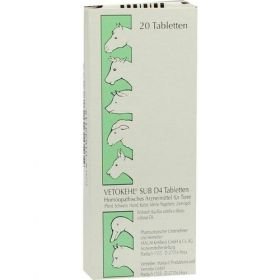 VETOKEHL SUB D 4 Tabletten vet., 20 ST – PZN 163311 из Германии