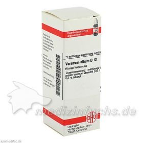VERATRUM ALBUM D 12 Dilution, 20 ML – PZN 2623538 из Германии