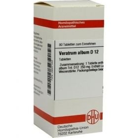 VERATRUM ALBUM D 12 Tabletten, 80 ST – PZN 2637150 из Германии