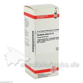 VERATRUM ALBUM D 12 Dilution, 50 ML – PZN 2811441 из Германии