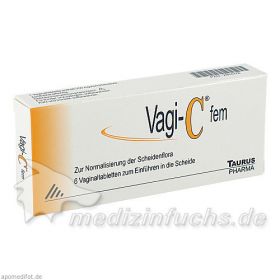 VAGI C Fem Vaginaltabletten, 6 ST – PZN 2814178 из Германии