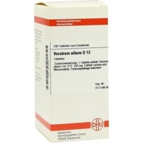 VERATRUM ALBUM D 12 Tabletten, 200 ST – PZN 2933397 из Германии