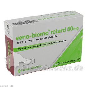 VENO BIOMO retard 50 mg Tabl., 100 ST – PZN 3108301 из Германии