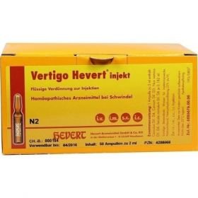 VERTIGO HEVERT Injekt Ampullen, 50 ST – PZN 4208068 из Германии