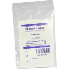 VERBANDMULL 0,5x1 m unsteril, 1 ST – PZN 4422560 из Германии