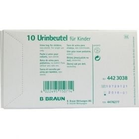 URINBEUTEL F KDR Z ANKLEB, 10 ST – PZN 4476277 из Германии