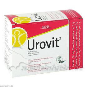 Urovit Cranberry Pulver, 30X3 G – PZN 4511134 из Германии