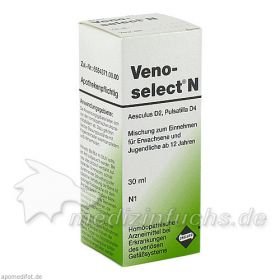 VENOSELECT N Tropfen, 30 ML – PZN 666302 из Германии