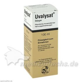 Uvalysat Bürger, 100 ML – PZN 6715409 из Германии