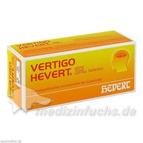 VERTIGO HEVERT SL Tabletten, 40 ST – PZN 6766269 из Германии