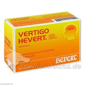 VERTIGO HEVERT SL Tabletten, 100 ST – PZN 6766275 из Германии