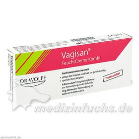 VAGISAN FeuchtCreme Kombi 8 Ovula+10 g Creme, 1 P – PZN 6882372 из Германии