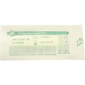 VERBANDPÄCKCHEN DIN mittel steril, 1 ST – PZN 7098746 из Германии