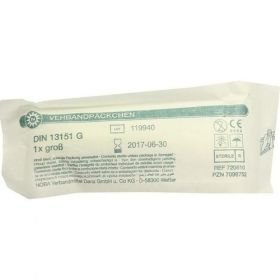VERBANDPÄCKCHEN DIN groß steril, 1 ST – PZN 7098752 из Германии