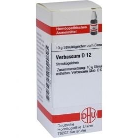 VERBASCUM D 12 Globuli, 10 G – PZN 7183050 из Германии