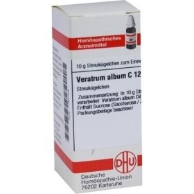 VERATRUM ALBUM C 12 Globuli, 10 G – PZN 7183156 из Германии