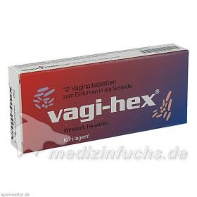 VAGI HEX Vaginaltabletten, 12 ST – PZN 8422893 из Германии