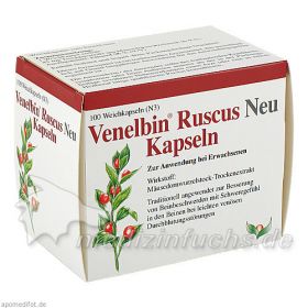 VENELBIN Ruscus Neu Kapseln, 100 ST – PZN 8756068 из Германии