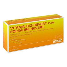 Vitamin B12 Folsäure Hevert Ampullen -paare (2X10 stk) – PZN 296093 из Германии