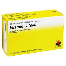 Vitamin C 1000 Filmtabletten (100 stk) – PZN 652228 из Германии